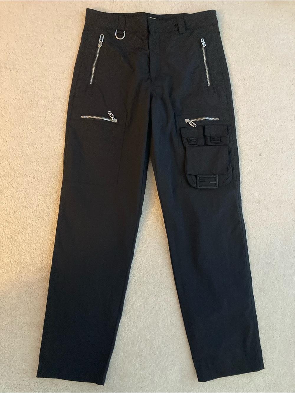 Fendi polyester cargo pants
